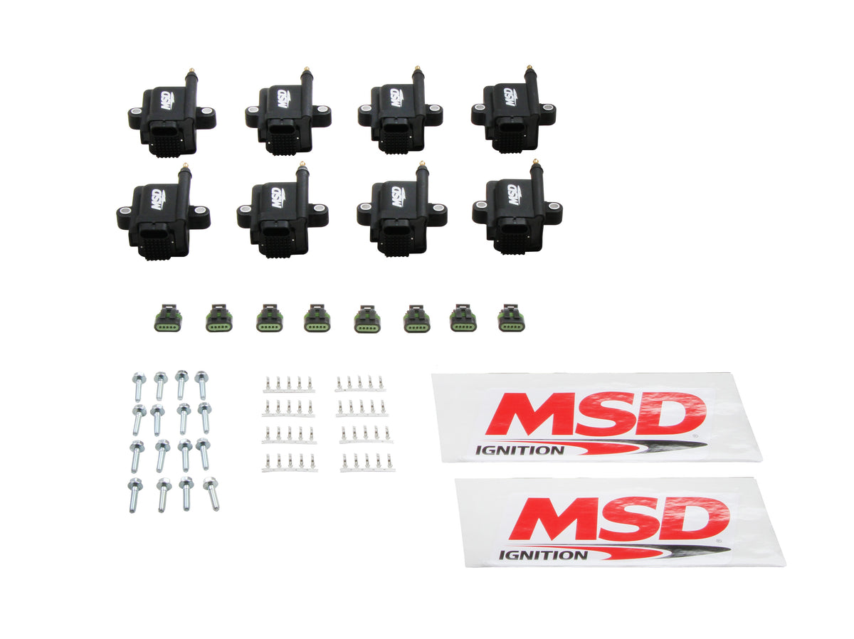 MSD 82893-8 Coil - Smart - 8-Pack - Black