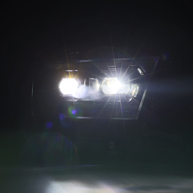 AlphaRex 880575 19-22 Ram 1500 LUXX LED Projector Headlights Alpha Black