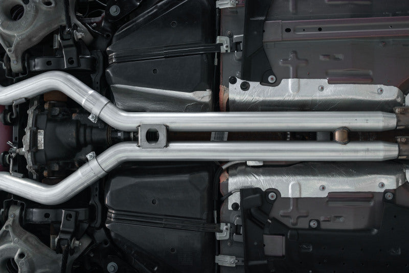 MBRP Ford Mustang GT 5L T304 3in Cat-Back with 4in Quad Carbon Fiber Tips