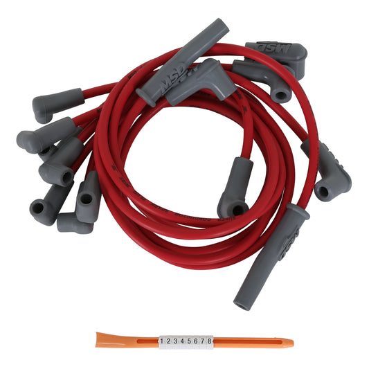 MSD 31649 Super Conductor Spark Plug Wire Set, 4.3L for Chevy Truck, ’92-’97