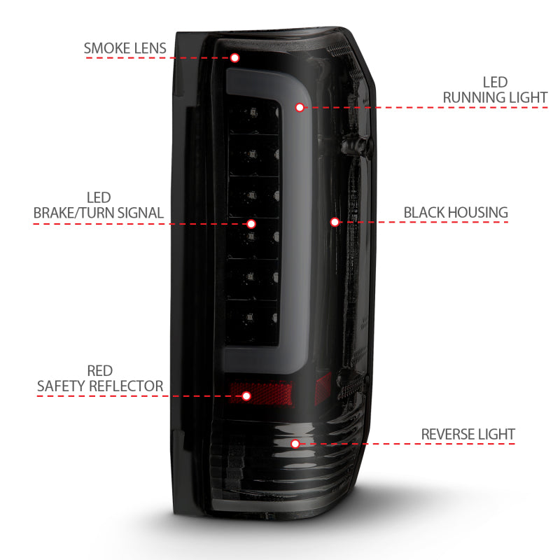 ANZO 1987-1997 Ford F-350 LED Taillights