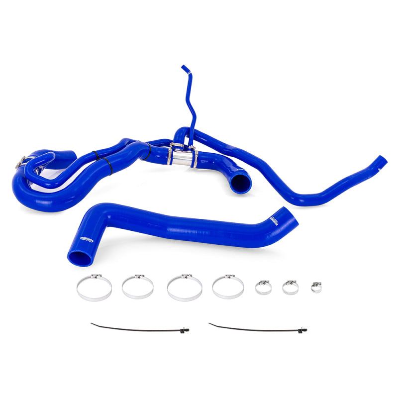 Mishimoto 17-19 Chevrolet Duramax 6.6L L5P Blue Silicone Radiator Hose Kit - #MMHOSE-DMAX-17BL