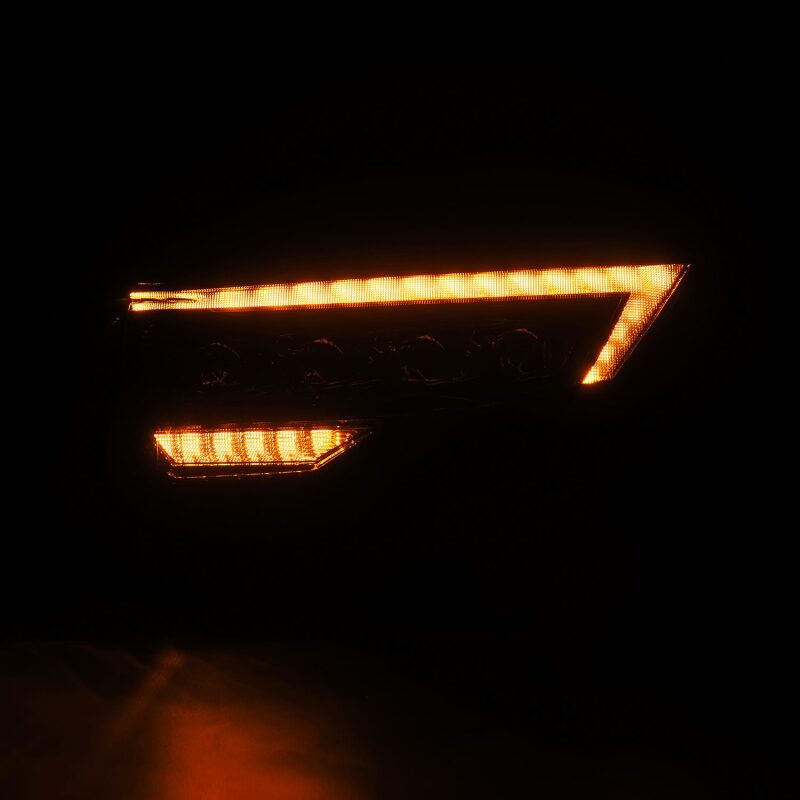 AlphaRex 880810 14-22 Toyota 4Runner (2021 Req. Converter) NOVA LED Projector Headlights Alpha-Black Activation Light Sequential Signal + Switchback DRL