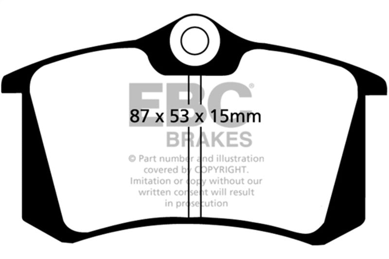 EBC 04-06 Audi TT Quattro 3.2 Bluestuff Rear Brake Pads DP5680NDX