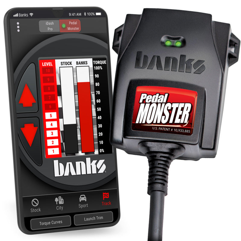 Banks Power Pedal Monster® Kit, Aptiv GT 150, 6 Way, Std Alone, Use w/Phone, CARB, 2007.5-19 CHEVY/GMC 2500/3500 6.6L