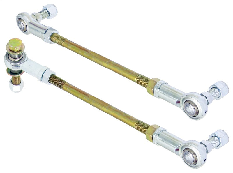 RockJock JL/JT Extended Front Sway Bar End Links with Heims (10 1/2in Rods)