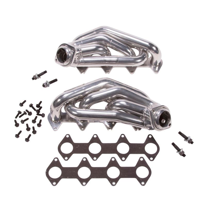 BBK Performance 16120 Shorty Headers 1-5/8 Silver Ceramic for 2005-2010 Ford Mustang GT 4.6L
