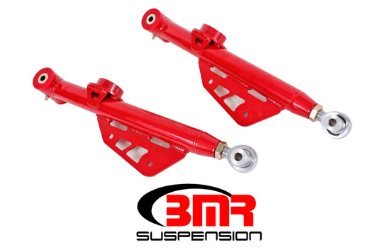 BMR 1999-2004 Mustang Single Adj. Lower Control Arms / Rod End (Polyurethane) - Red