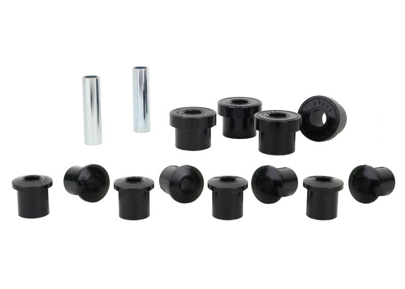 Whiteline W73814 Spring Eye Front/Rear and Shackle Bushing for 1976-1986 Jeep CJ7, 1976-1983 Jeep CJ5, 1981-1985 Jeep Scrambler