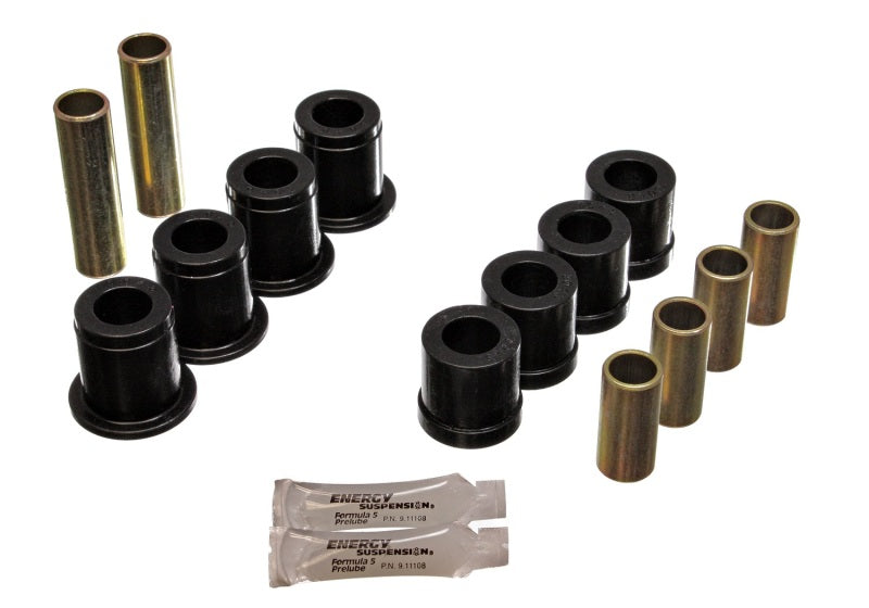 Energy Suspension for 87-95 Pathfinder 2WD Black Front Arm Bushing Set 7.3102G