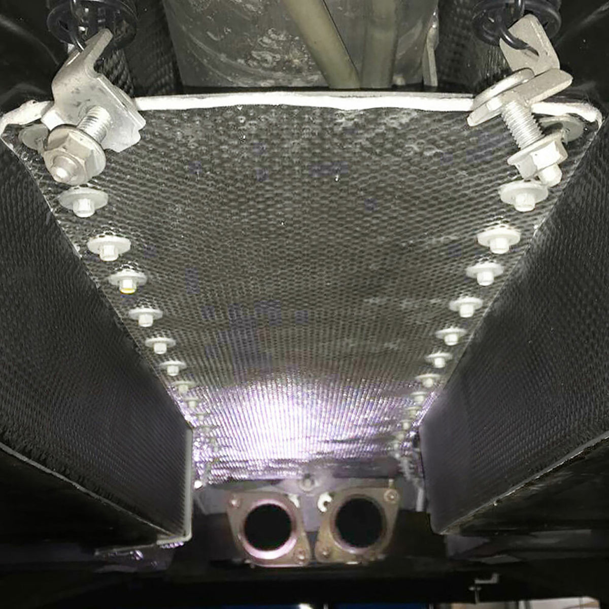 DEI for 2005-2013 Chevrolet Corvette C6 Transmission Tunnel Heat Shield Complete Kit
