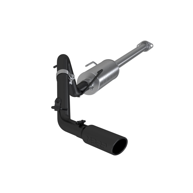 MBRP S5326BLK 2.5" Cat-Back Exhaust System - 2005-2015 Toyota Tacoma 4.0L V6 | Single Side Exit, Black Coated