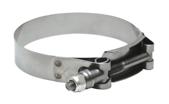 Vibrant SS T-Bolt Clamps Pack of 2 Size Range: 1.25in to 1.60in O.D.
