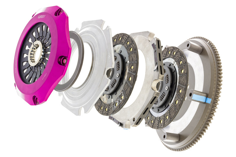 Exedy for 96-06 Mitsubishi Evo 4-9 4G63T 2.0L Twin-Organic Stage 5 Clutch Kit
