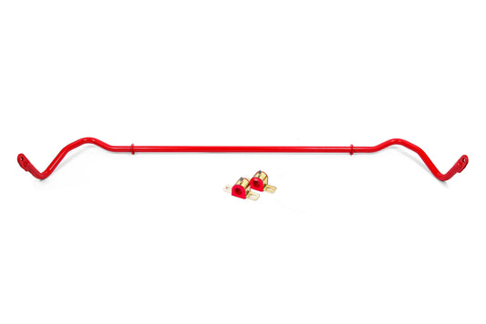 BMR 2008-2023 Dodge Challenger Rear Hollow 25mm Non-Adjustable Sway Bar Kit - Red