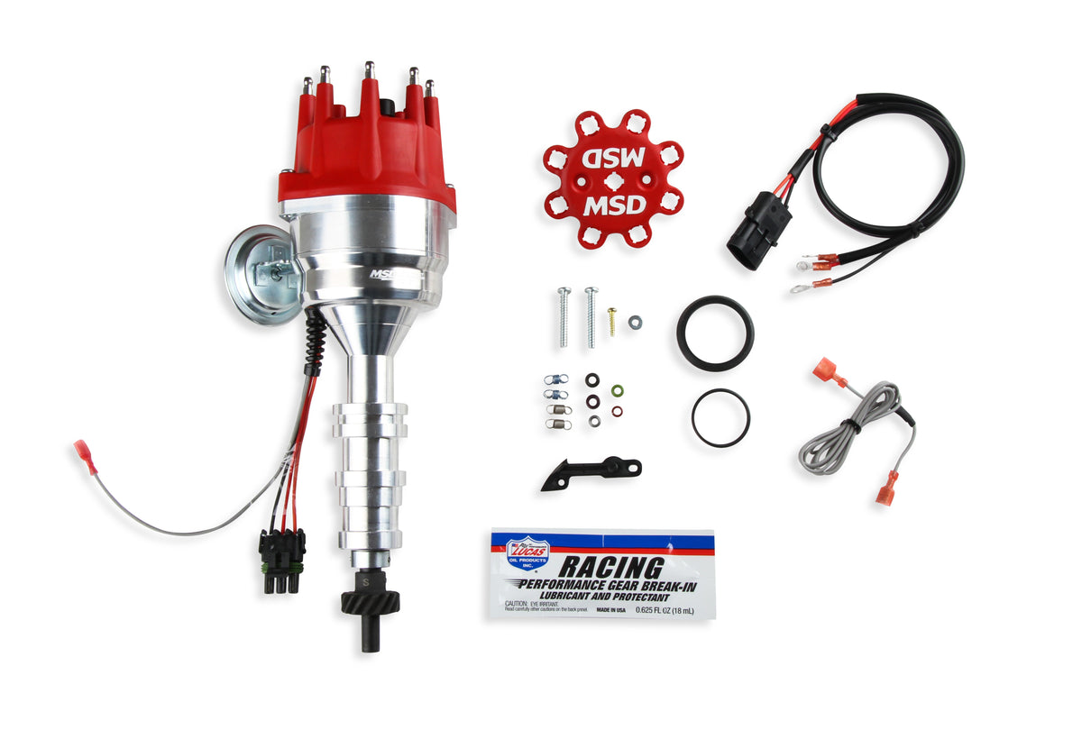 MSD 85951 Distributor, for Ford FE, Ready-to-Run, Steel Gear