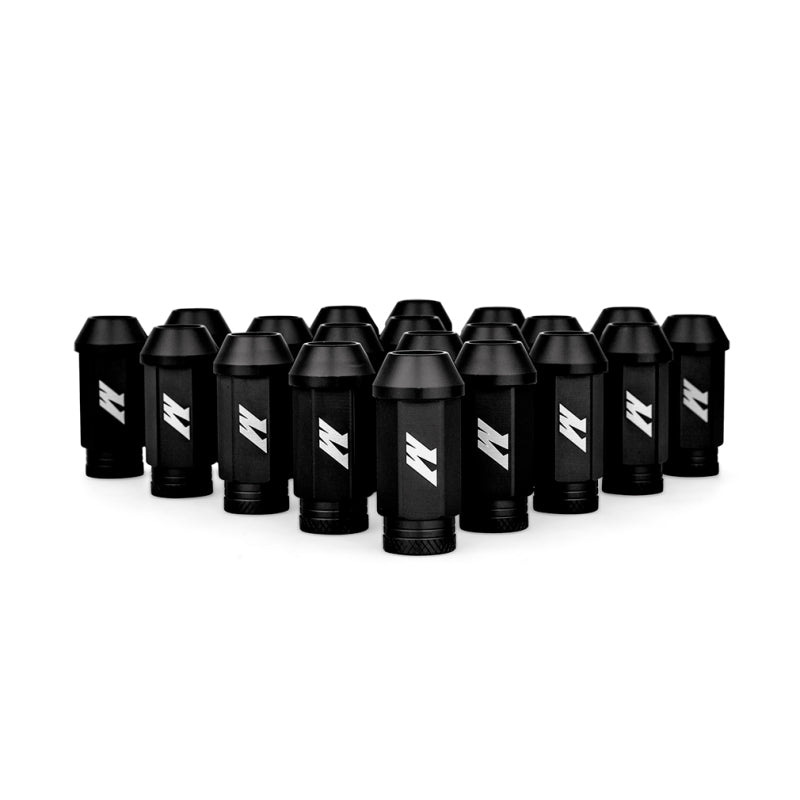 Mishimoto Aluminum Locking Lug Nuts M12x1.25 20pc Set Black - #MMLG-125-20LBK