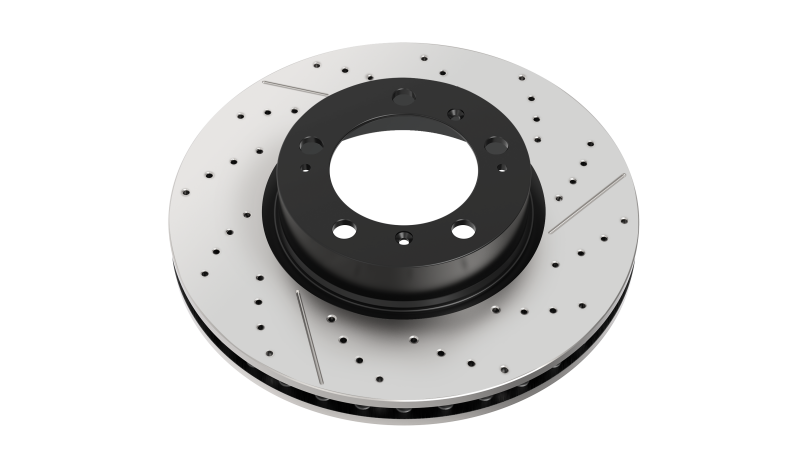 DBA 94-95 Porsche 911 Carrera 4 Rear En-Shield OE Drilled Rotor