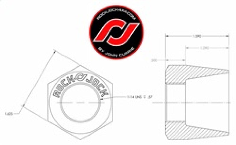 RockJock RockNut Kit (1in RH Thread)