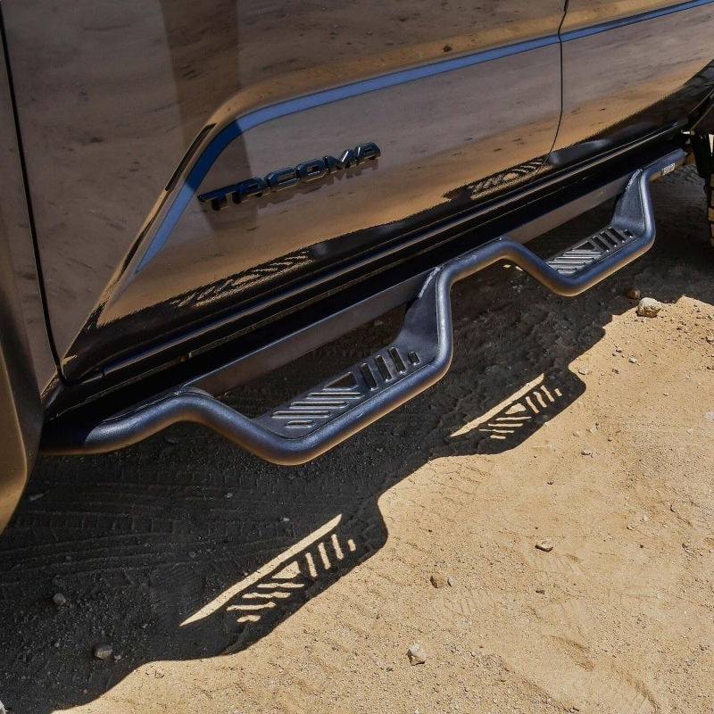 Westin 20-12785 Outlaw Drop Nerf Step Bars for 2024-2026 Toyota Tacoma Double Cab Textured Black