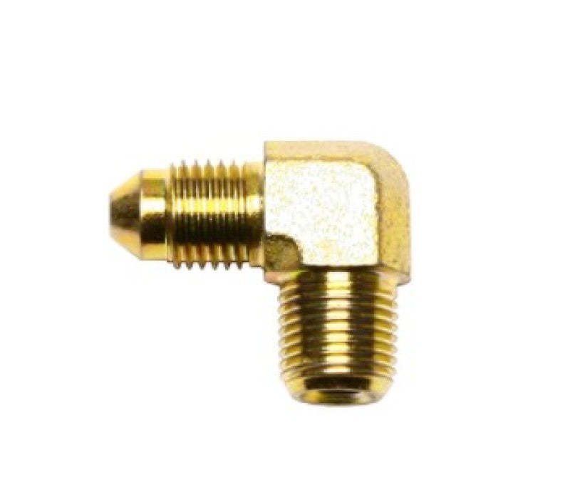 Wilwood Inlet Fitting - 1/8-27 NPT to -3 (90) - #220-13125
