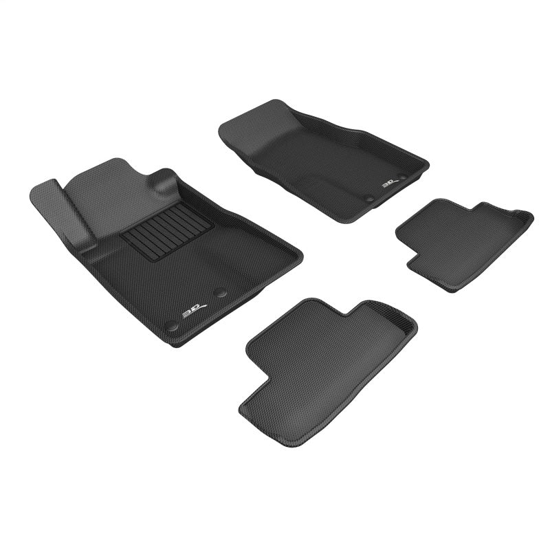 3D MAXpider Kagu Front & Rear Floor Mats for 2017-2019 Ford Explorer