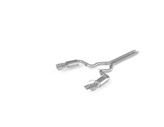 MBRP Mustang GT 5.0 3in Cat Back with Quad 4.0in Dual-Wall Tips- T304
