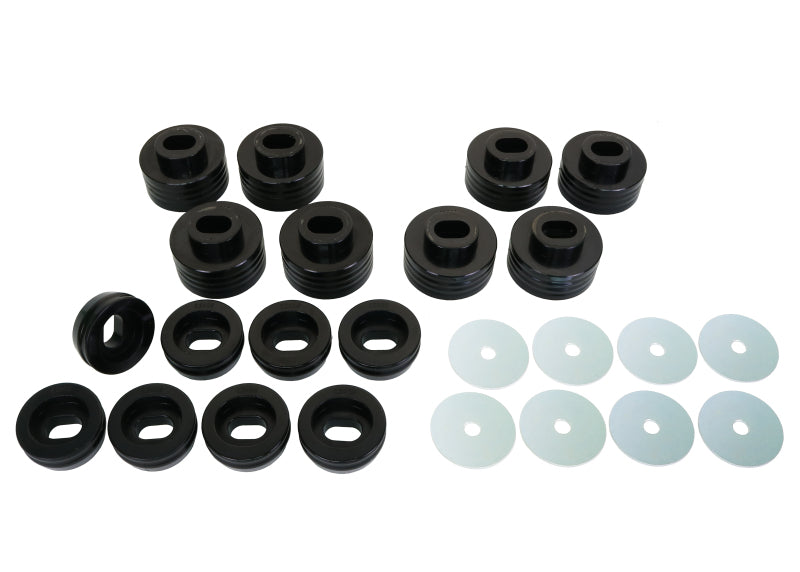 Whiteline W93567 Body Mount Bushing Set for 2007-2010 Chevrolet Silverado 2500 HD, 2007-2010 Chevrolet Silverado 3500 HD, 2007-2010 GMC Sierra 2500 HD and More