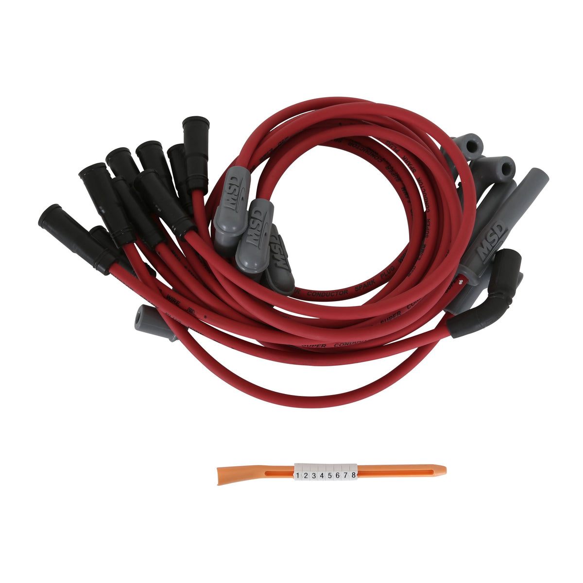 MSD 32179 Super Conductor Spark Plug Wire Set, for Chevy Corvette, LT1, V8, ’92-’97