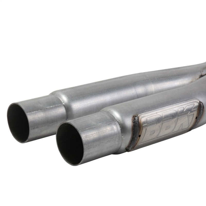 BBK Performance 30065 VariTune Cat-Back Exhaust System with Resonator Delete X-Pipe Stainless Steel for 2015-2017 Ford Mustang GT (5.0L) Coupe Only