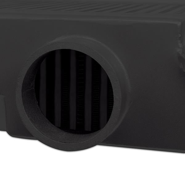 Mishimoto Subaru 08-15 WRX STi Top-Mount Intercooler Kit - Powder Coated Black & Black Hoses - #MMTMIC-STI-08BKBK