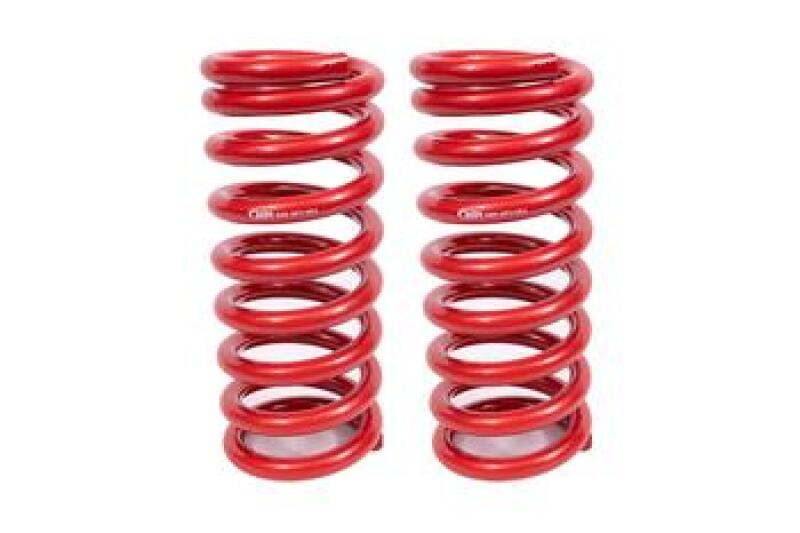 BMR 1967-1969 Chevrolet Camaro / Pontiac Firebird 3in Drop Small Block Front Lowering Springs - Red