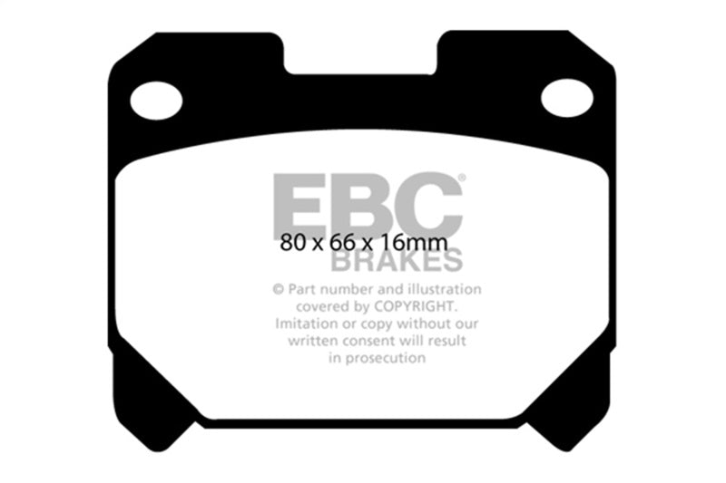 EBC 93-98 Toyota Supra 3.0 Twin Turbo Ultimax2 Rear Brake Pads UD630