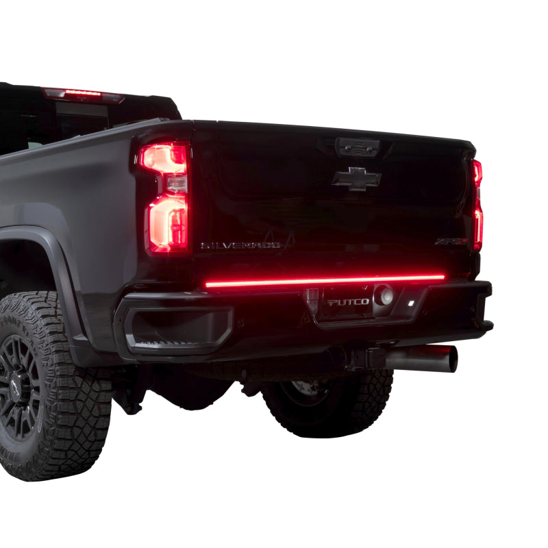 Putco for 2024 Chevrolet Silverado HD/ GMC Sierra HD 60In Direct Fit Red Blade Kit Tailgate Bars