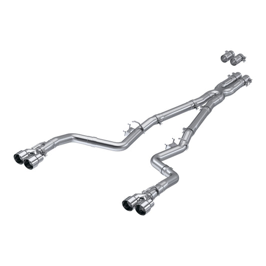 MBRP S7114AL Armor Lite Cat-Back Exhaust - Quad Rear Exit | 2015-2023 Dodge Challenger 5.7L/6.2L/6.4L HEMI