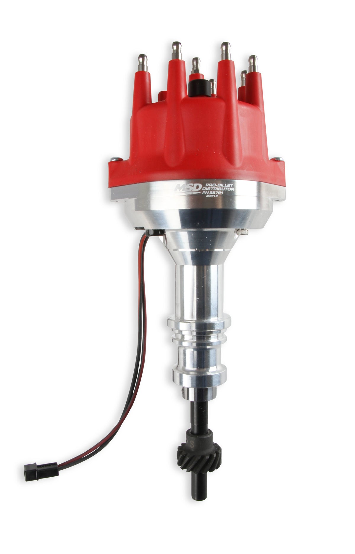MSD 85791 Distributor for Ford 289-302, Billet, Small Cap, Steel Gear