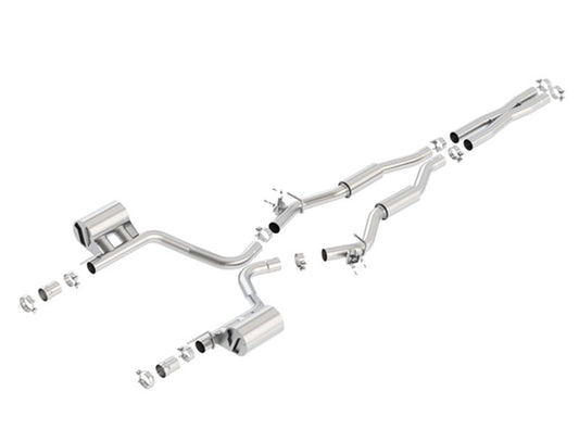 Borla 140677 15-16 Dodge Challenger SRT 392 S-Type Catback Exhaust Single Split Rear Exit (No Tip) - #140677