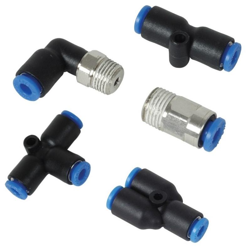 Vibrant Male Elbow Pneumatic Vacuum Fitting 2667