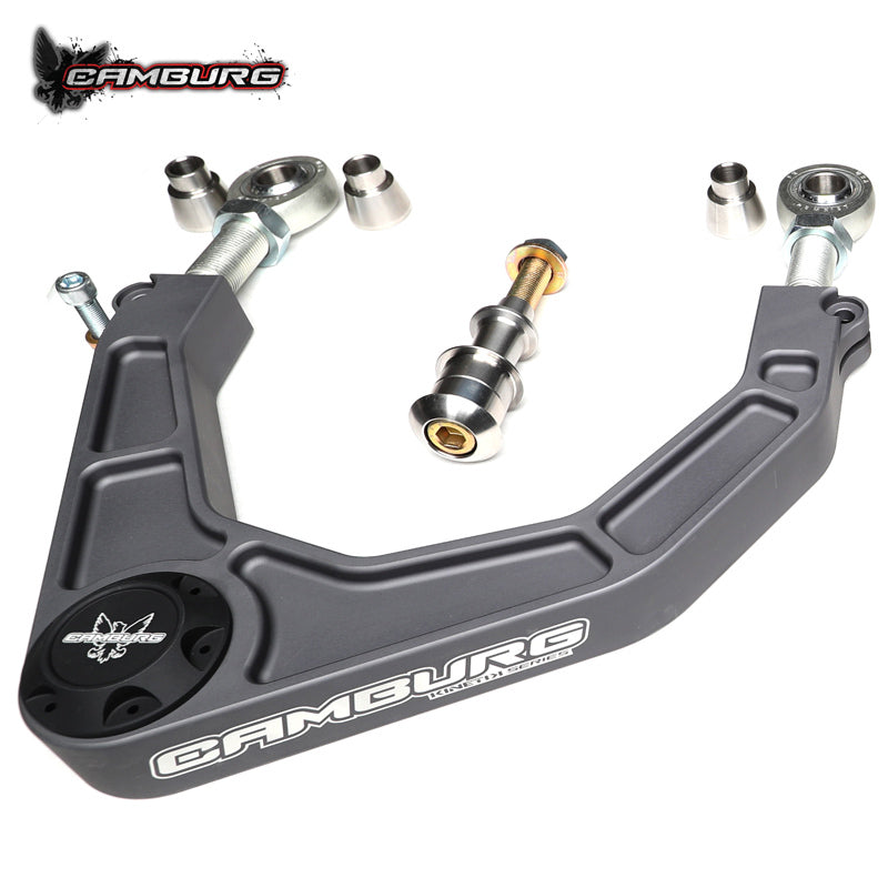 Camburg Engineering CAM-110233-GRY KINETIK Billet Uniball UCA Gray for 2017-2025 Ford F-150 Raptor
