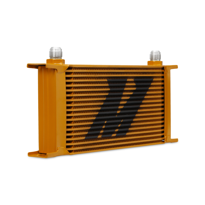 Mishimoto Universal 19 Row Oil Cooler - Gold - #MMOC-19G