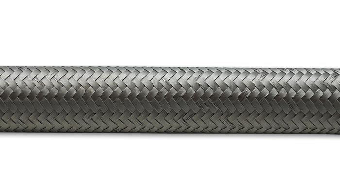 Vibrant -8 AN SS Braided Flex Hose (10 foot roll)