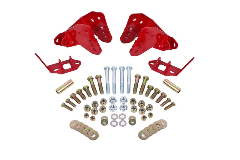BMR 1978-1987 G-Body Rear Coilover Conversion Kit with Control Arm Bracket - Red