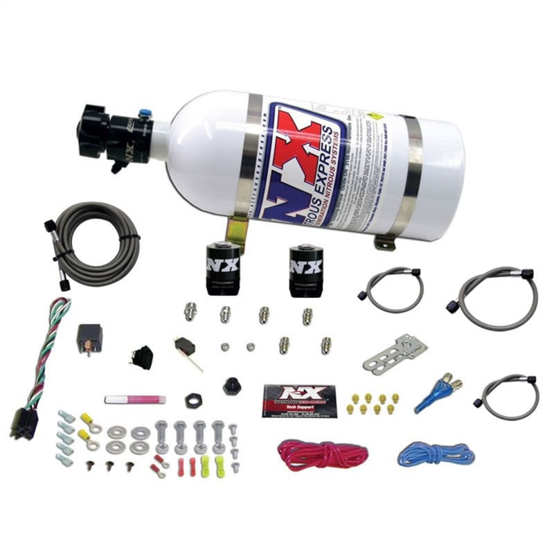 Nitrous Express E85 Universal Nitrous Kit for EFI Single Nozzle w/10lb Bottle