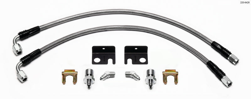 Wilwood Flexline Kit 00-04 PT Cruiser/Neon SRT/4 w/ Forged Dynalite Caliper - #220-6428