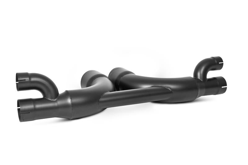 MBRP S7607BLK Center Muffler Bypass - 2014-2019 Porsche 911 (991) GT3 / GT3 RS / R / Speedster | Black Coated