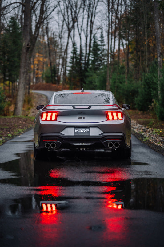 MBRP Mustang 5.0L T304 3in Cat-Back Exhaust with Quad Carbon Fiber Tips