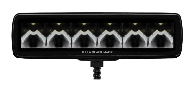 HELLA 358176211 Black Magic 6 LED Mini Light Bar - Spot Beam