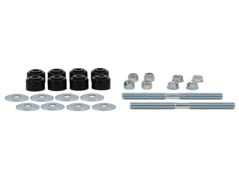 Whiteline W21806S Universal Sway Bar Link Threaded Rod with Poly Bushings 140mm