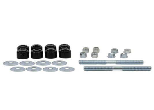Whiteline W21806S Universal Sway Bar Link Threaded Rod with Poly Bushings 140mm
