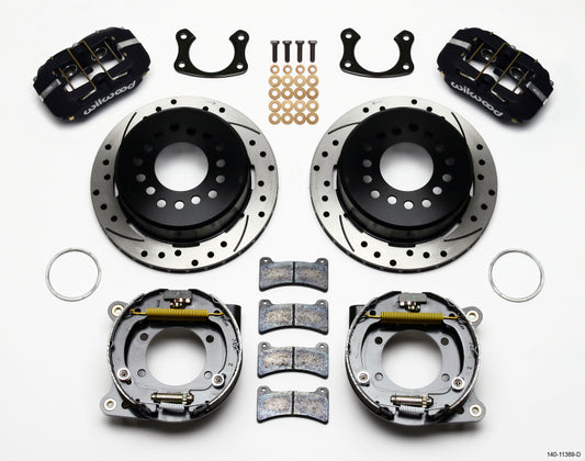 Wilwood Dynapro Low-Profile 11.00in P-Brake Kit Drilled New Big Ford 2.50in Offset - #140-11389-D